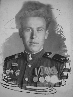 Старший сержант Рожков Ф. Т. 1945 год.